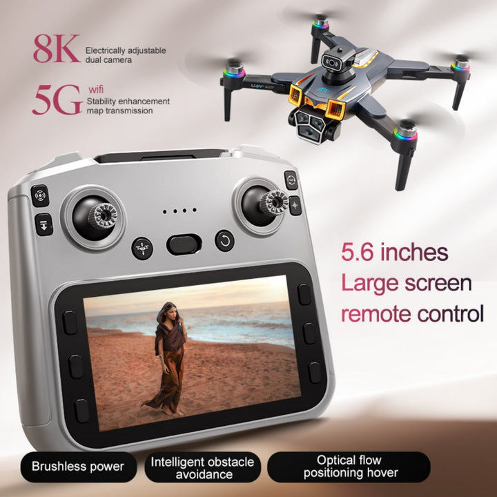 A19 Pro foldable drone with dual battery