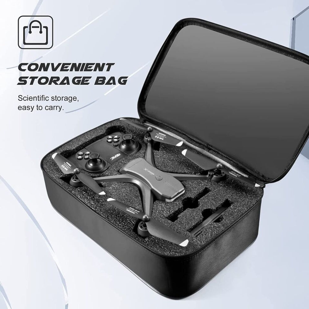 WiFi FPV dual camera drone close-up with 6K camera