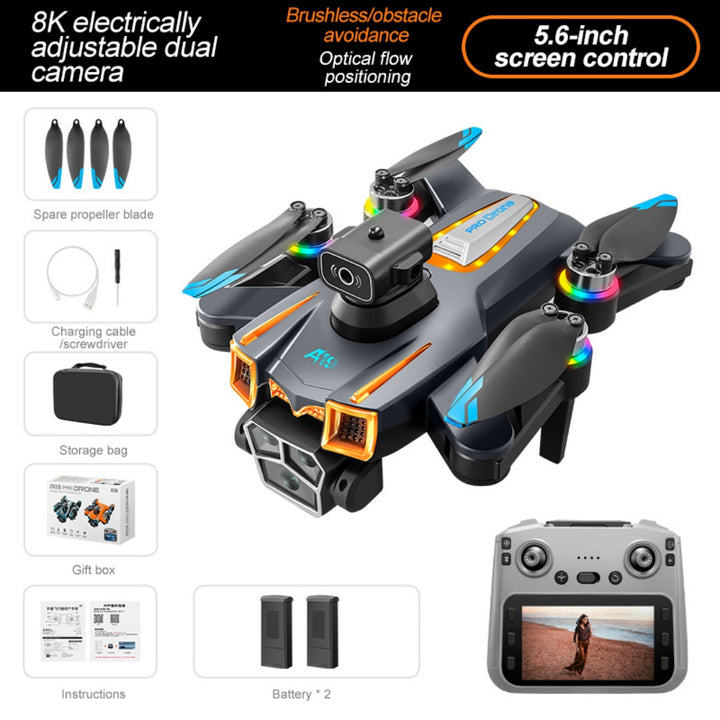 A19 Pro drone with screen remote and dual battery