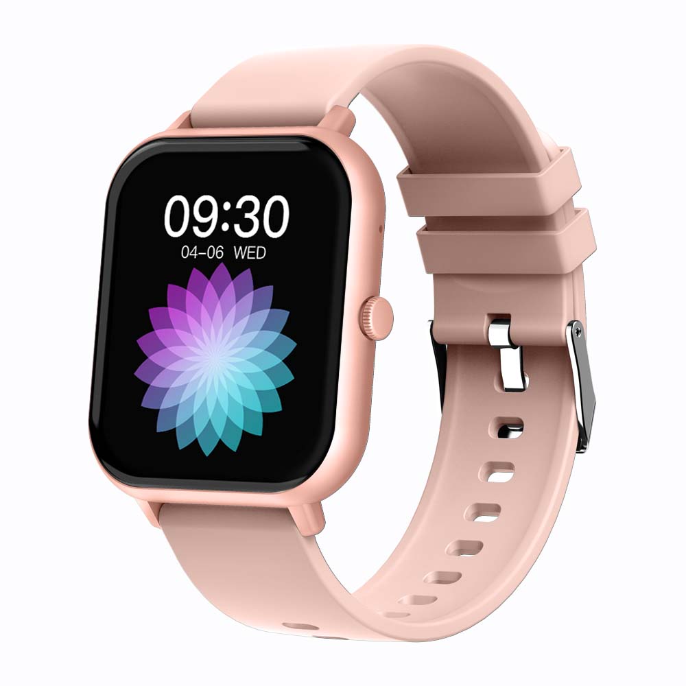Square Bluetooth calling smartwatch compatible with iPhone and Android