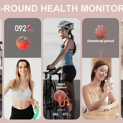Smart Watch for Women – Call & Fitness Tracker, Waterproof, 1.32