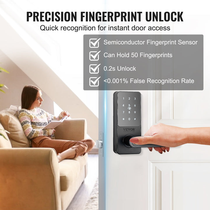 keyless entry door lock with Bluetooth