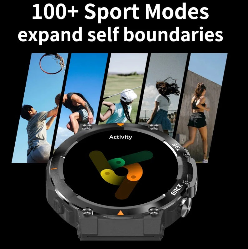 MAX18 sports smartwatch with AMOLED display