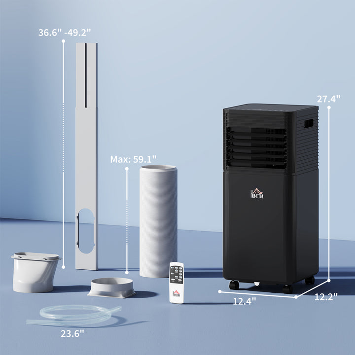 compact 10000 BTU room air conditioner with wheels