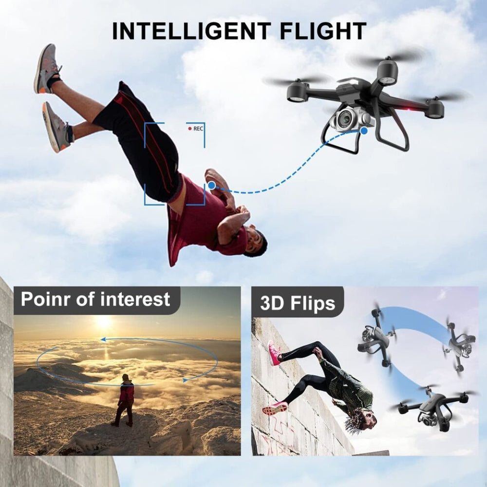 V14 WiFi FPV camera drone with two batteries