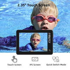 Factory Custom 4K60fps 1080p Action & Sports Camera 30M Underwater Waterproof for Youtube Vlogging 150 Wideangle Motion Videos