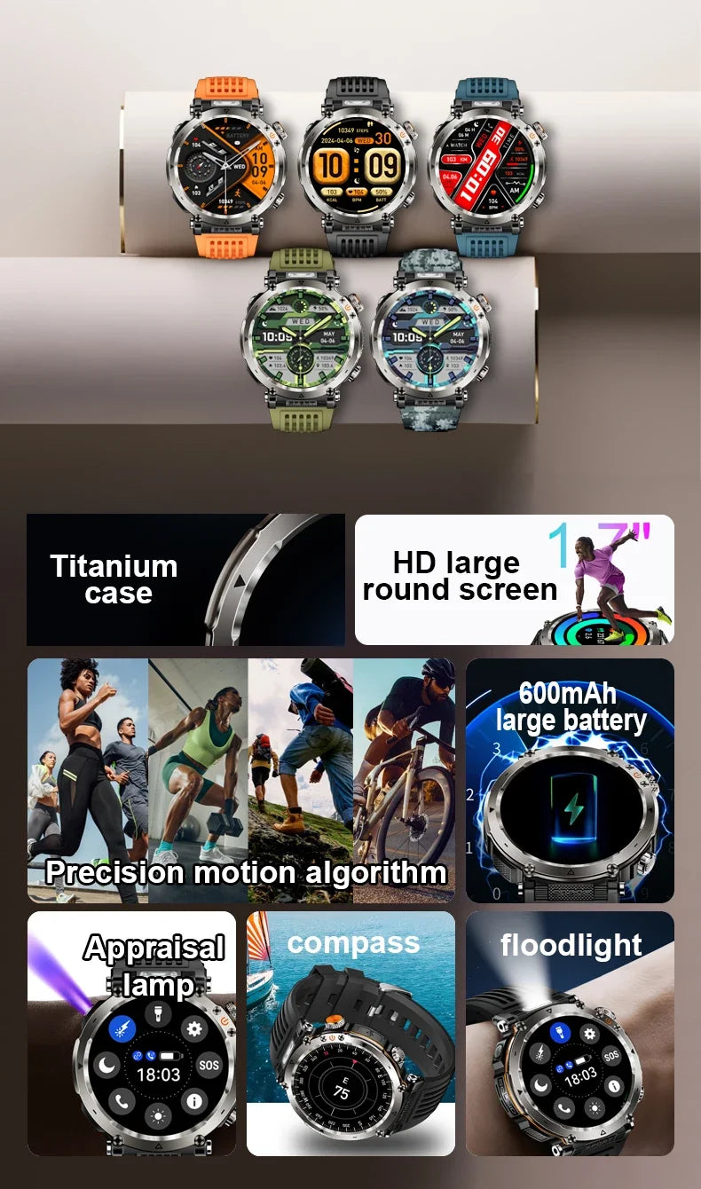 EFFEOKKI Outdoor Fitness Watch