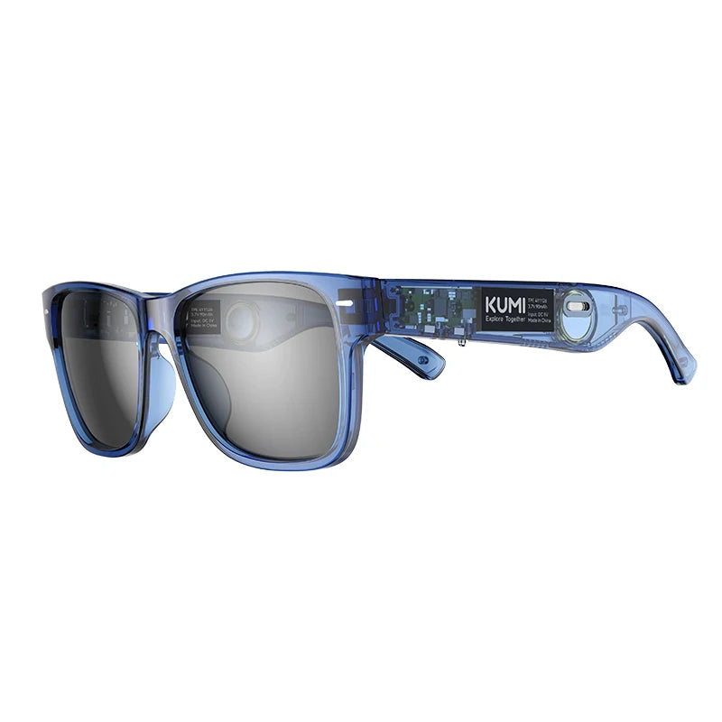 KUMI Meta V1 Smart Bluetooth Sunglasses with AI & Open-Ear Audio