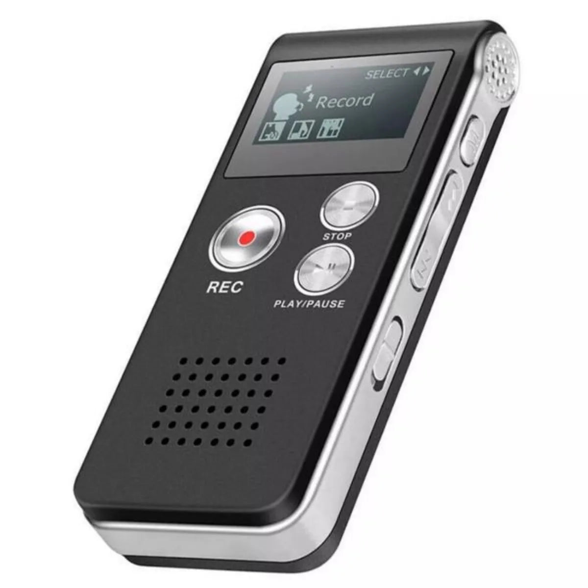 Digital Voice Recorder MP3 Player – 8GB Mini USB Audio Recorder