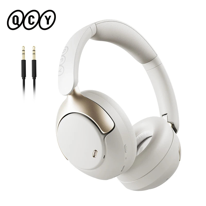 QCY H3 Pro ANC Wireless Headphones – 50dB Noise Canceling, Hi-Res Audio