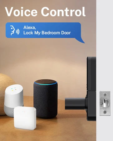 Smart Door Lock with Fingerprint Handle