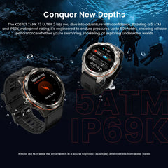 KOSPET TANK T3 Ultra GPS Smartwatch – Compass, Altimeter, Waterproof