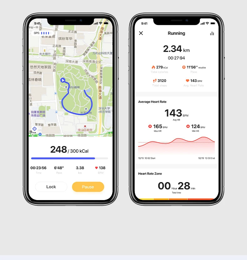 Diamond Inlaid Smart Ring – Health & Fitness Tracker for iPhone/Android