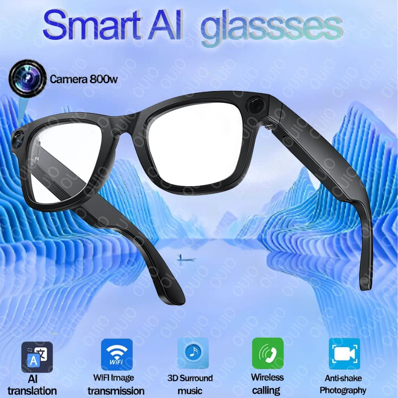 KUMI AI Bluetooth glasses for music and calls