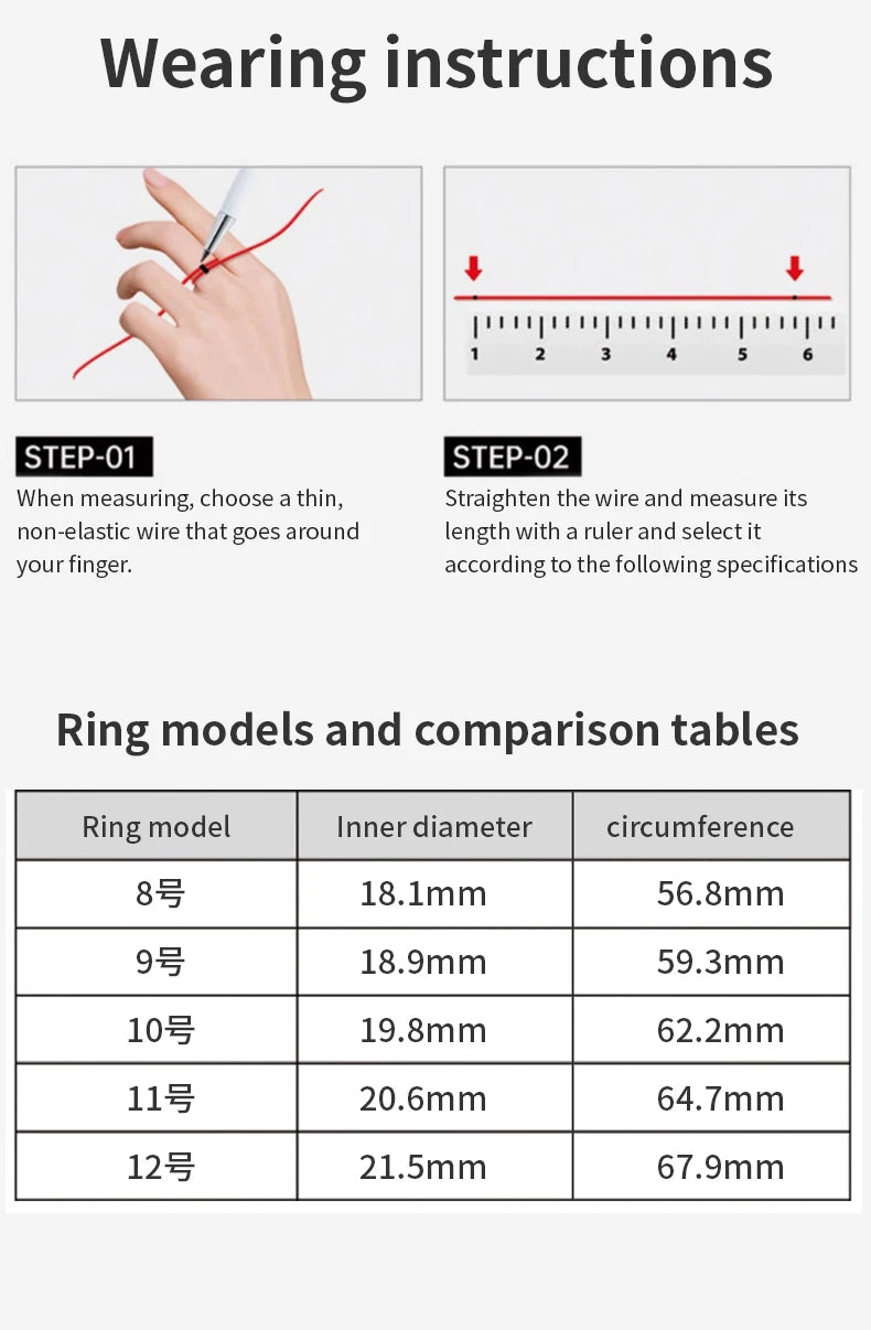 Diamond Inlaid Smart Ring – Health & Fitness Tracker for iPhone/Android