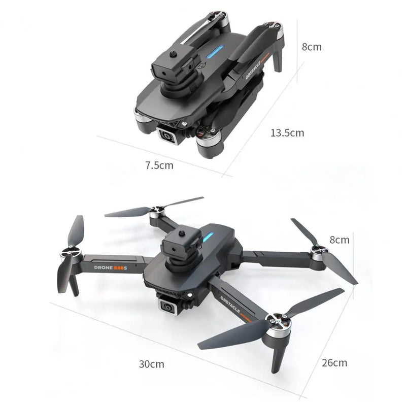 Drone with Dual Cameras & Obstacle Avoidance