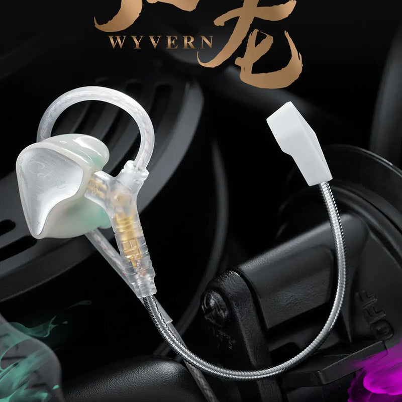 Kinera Celest Wyvern Earphone Cable with Detachable Boom Mic