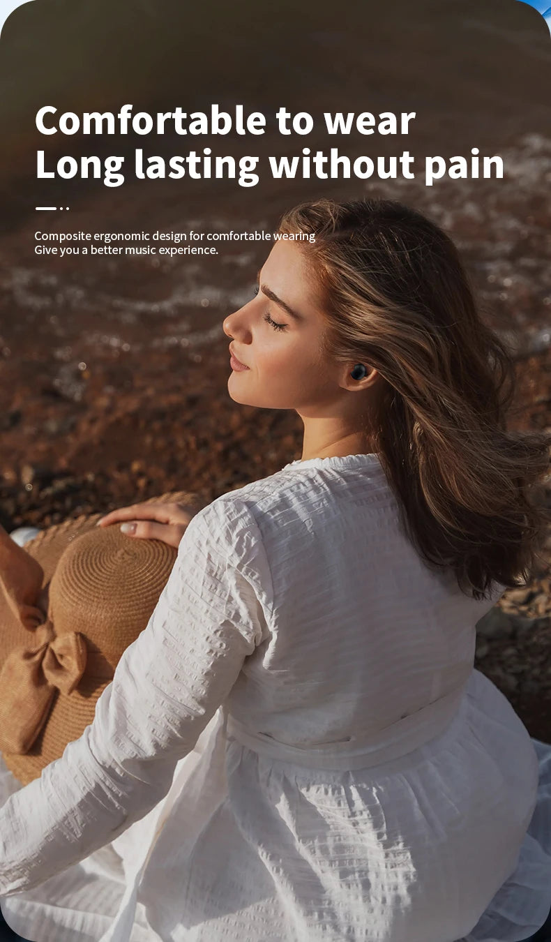 MZYMI S11 ANC True Wireless Earbuds – Bluetooth 5.4, HiFi Sound