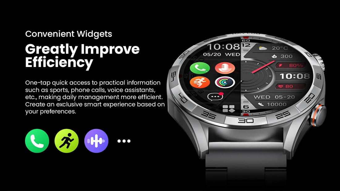 HAYLOU Solar 5 Voice Calling Smartwatch – 1.58" AMOLED, 24H Health Monitor