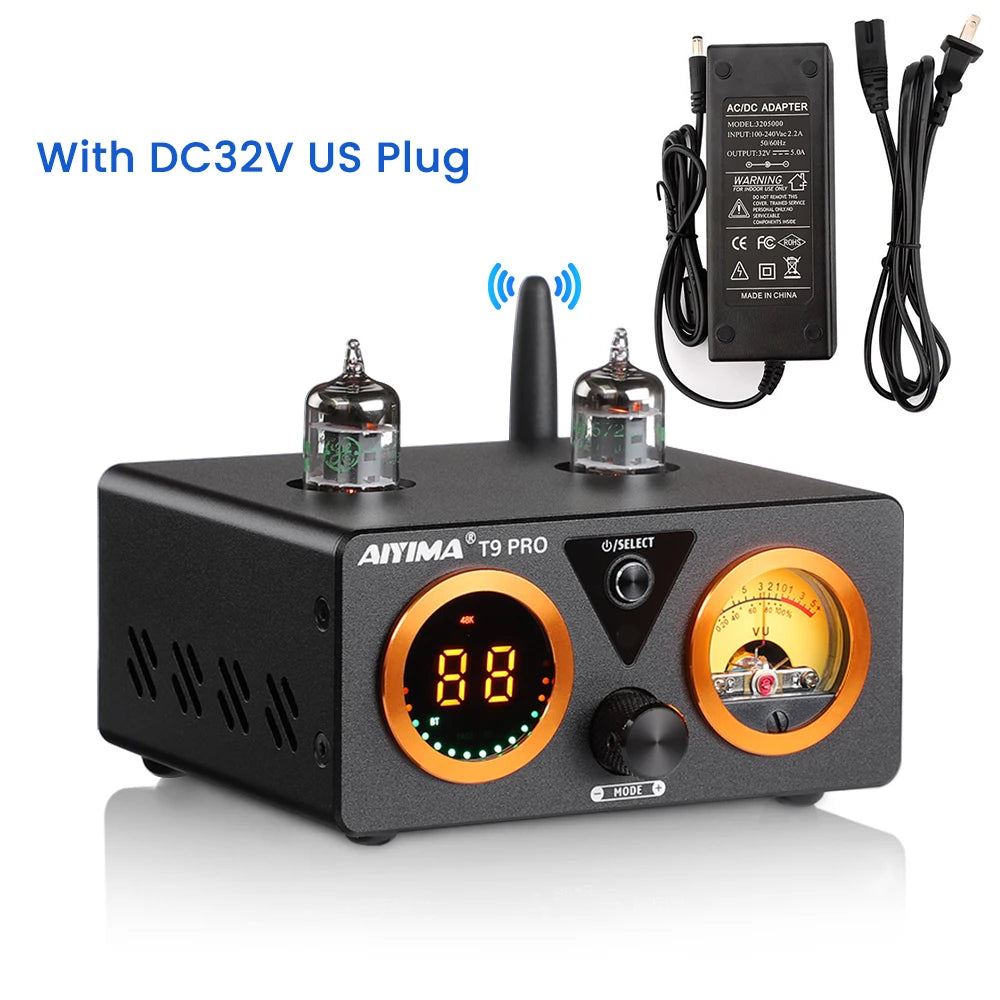 AIYIMA T9 Pro Stereo Vacuum Tube Amplifier