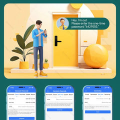 Fingerprint Lock Waterproof Wifi Remote Control Bluetooth TTLock App Card Digital Code Keyless Electronic Smart Door Lock