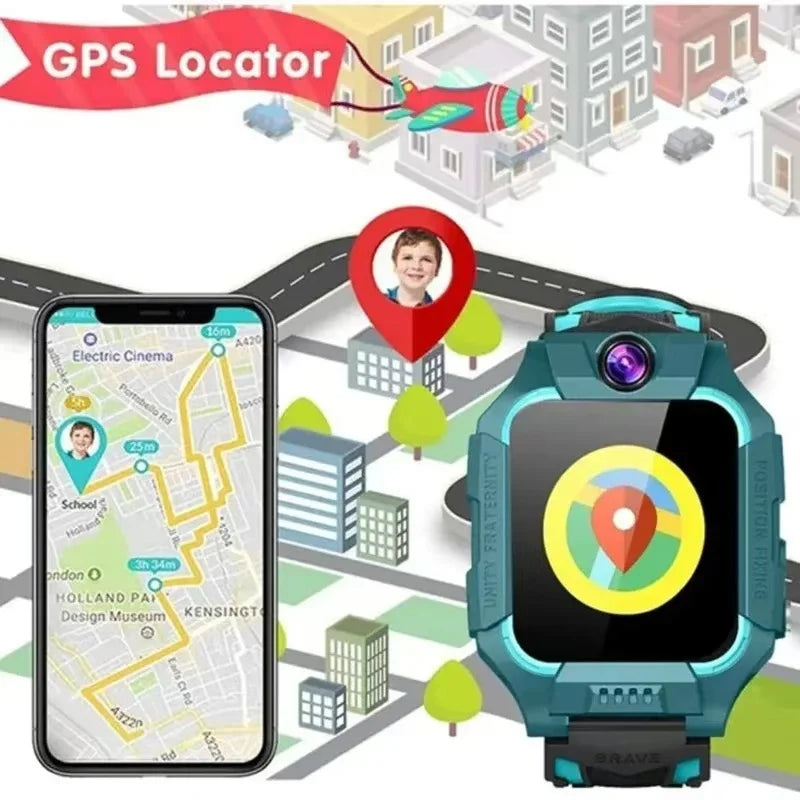 Xiaomi 4G Kids Smartwatch with GPS & SOS – Waterproof Child Tracker 2025
