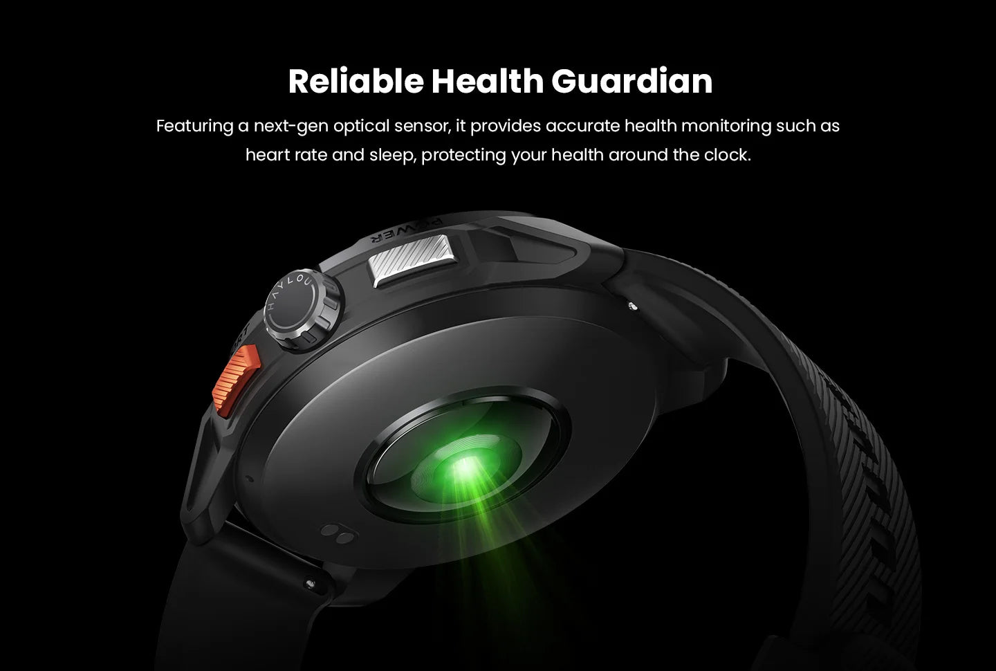 HAYLOU Solar Ultra GPS Smartwatch – 1.6” AMOLED, Bluetooth Calls, 5ATM