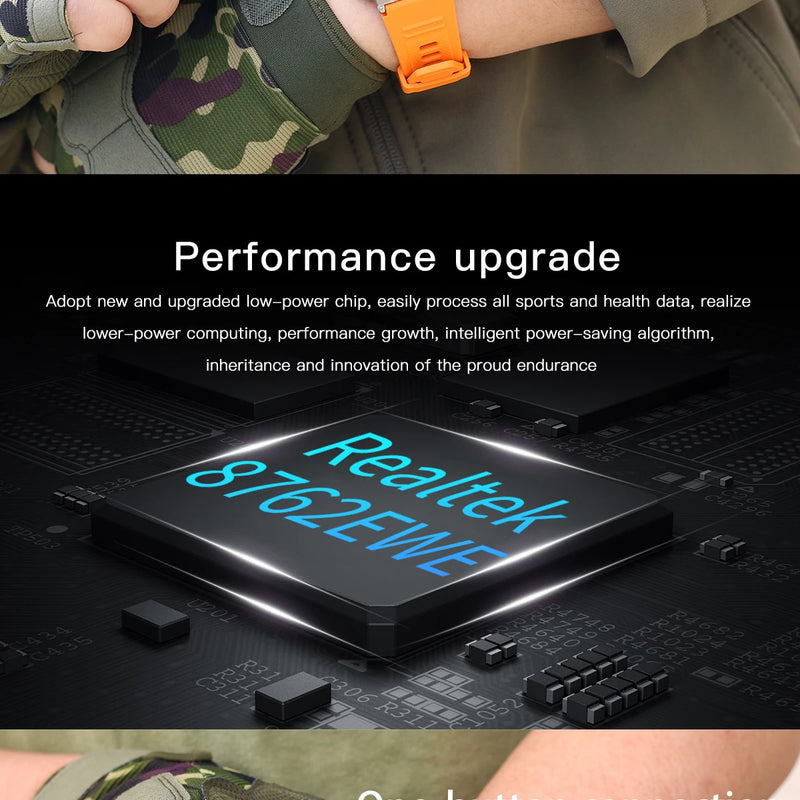 LIGE Outdoor Sports Fitness Smartwatch for Men