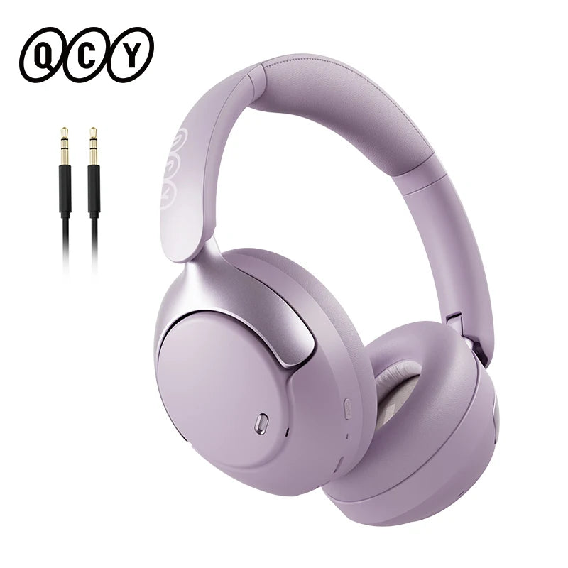 QCY H3 Pro ANC Wireless Headphones – 50dB Noise Canceling, Hi-Res Audio
