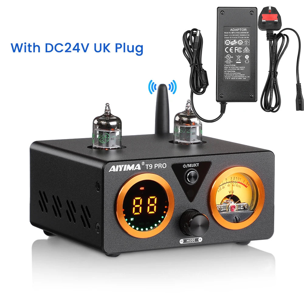 AIYIMA T9 Pro Stereo Vacuum Tube Amplifier