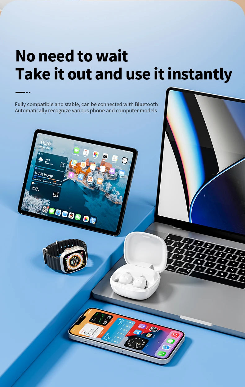 MZYMI S11 ANC True Wireless Earbuds – Bluetooth 5.4, HiFi Sound