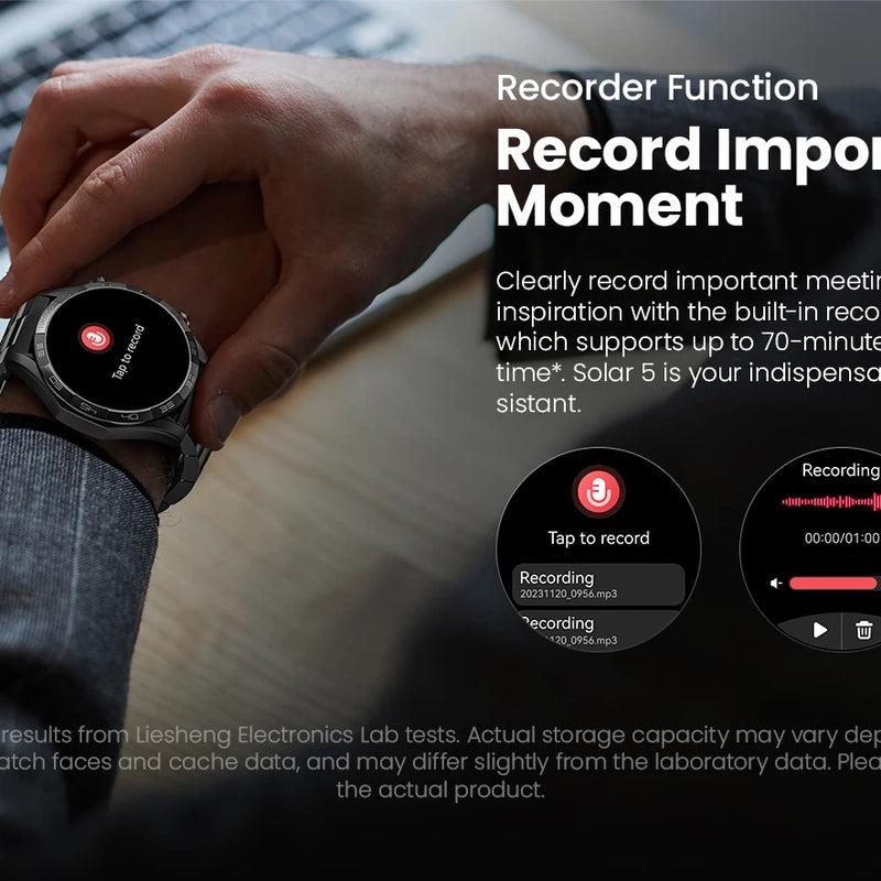 HAYLOU Solar 5 Voice Calling Smartwatch – 1.58