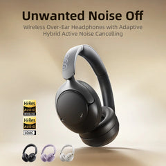 QCY H3 Pro ANC Wireless Headphones – 50dB Noise Canceling, Hi-Res Audio