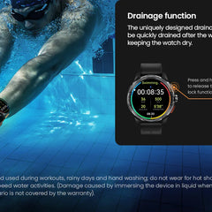 HAYLOU Solar Ultra GPS Smartwatch – 1.6” AMOLED, Bluetooth Calls, 5ATM