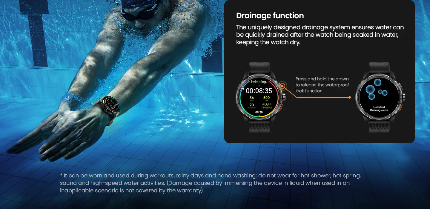 HAYLOU Solar Ultra GPS Smartwatch – 1.6” AMOLED, Bluetooth Calls, 5ATM