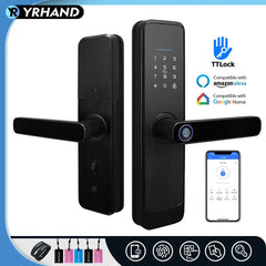 Fingerprint Lock Waterproof Wifi Remote Control Bluetooth TTLock App Card Digital Code Keyless Electronic Smart Door Lock