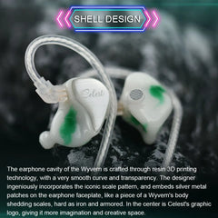 Kinera Celest Wyvern Earphone Cable with Detachable Boom Mic