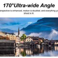 Ourlife 4K Action Camera Ultra HD 16MP WiFi 2.0 inch Screen 170D DVR Webcam Underwater 30M Helmet Video Recording Sport Camera