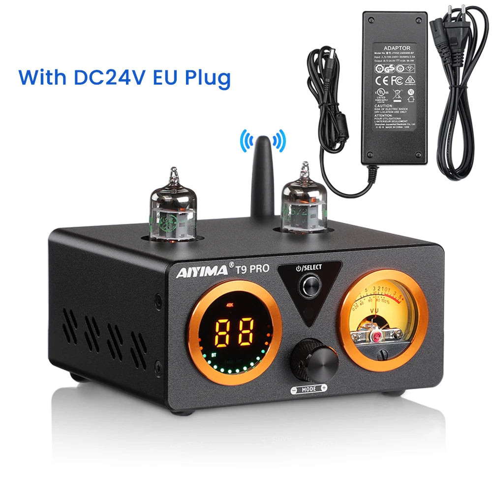 AIYIMA T9 Pro Stereo Vacuum Tube Amplifier