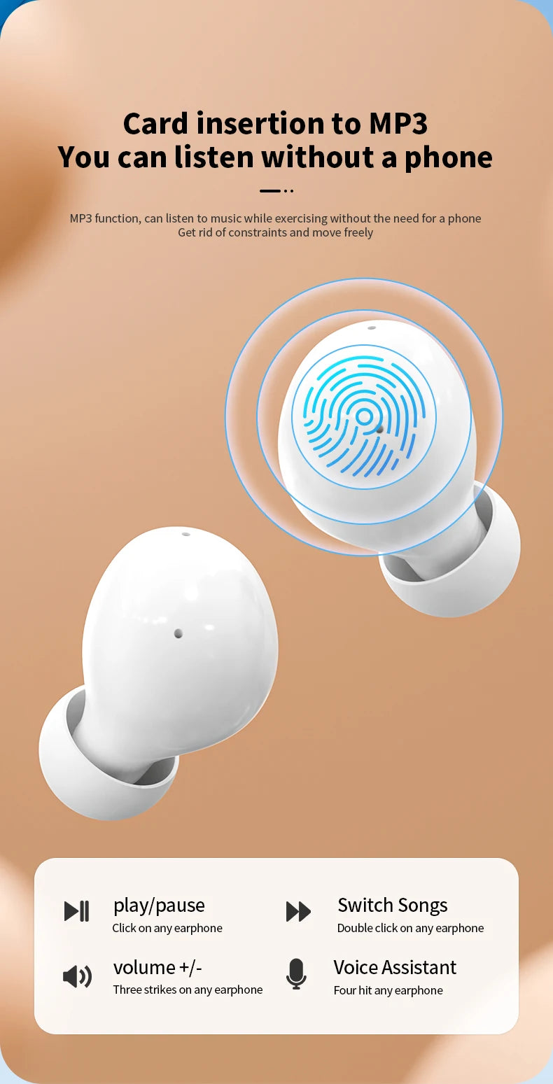 MZYMI S11 ANC True Wireless Earbuds – Bluetooth 5.4, HiFi Sound