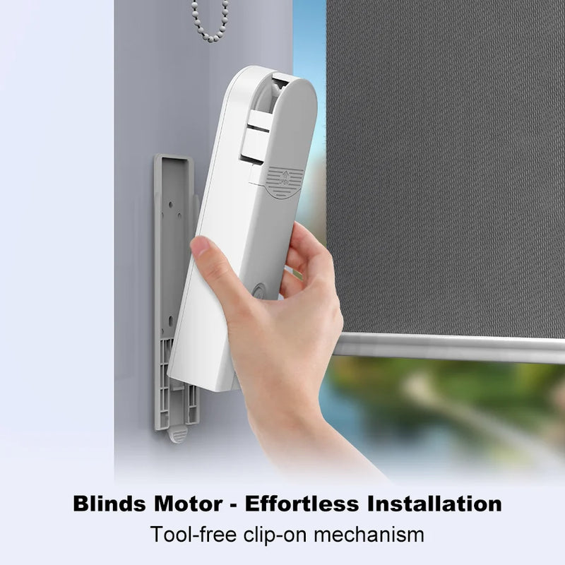 Smart Bluetooth Curtain Motor Electric Curtain Opener Super Silent ，For Bluetooth  APP Short Range Control Compatible with Alexa