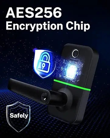 Smart Door Lock with Fingerprint Handle