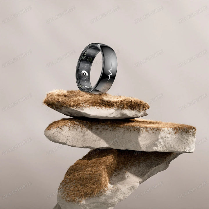 ECG Health Monitoring Smart Ring with Heart Rate &amp; SpO2