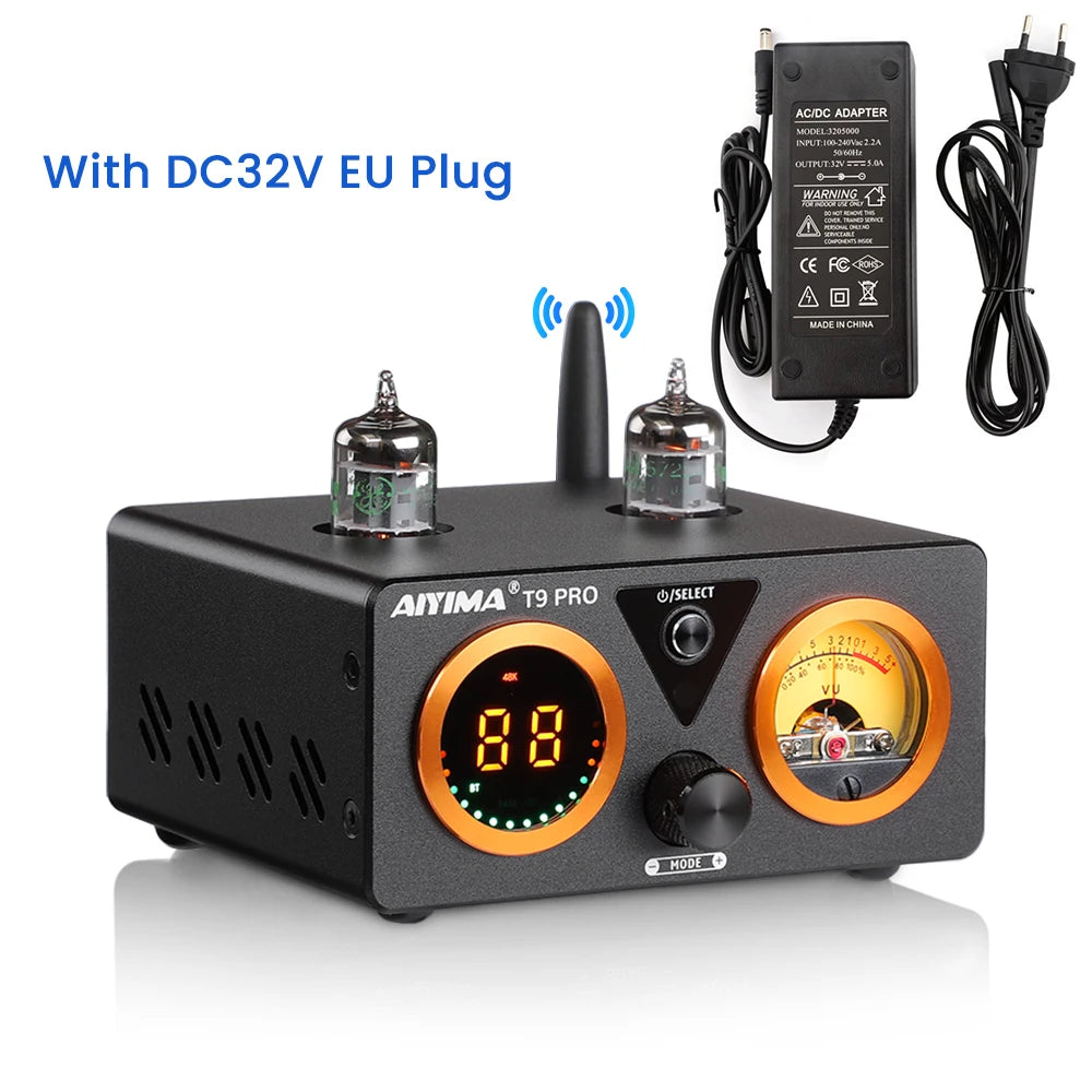 AIYIMA T9 Pro Stereo Vacuum Tube Amplifier