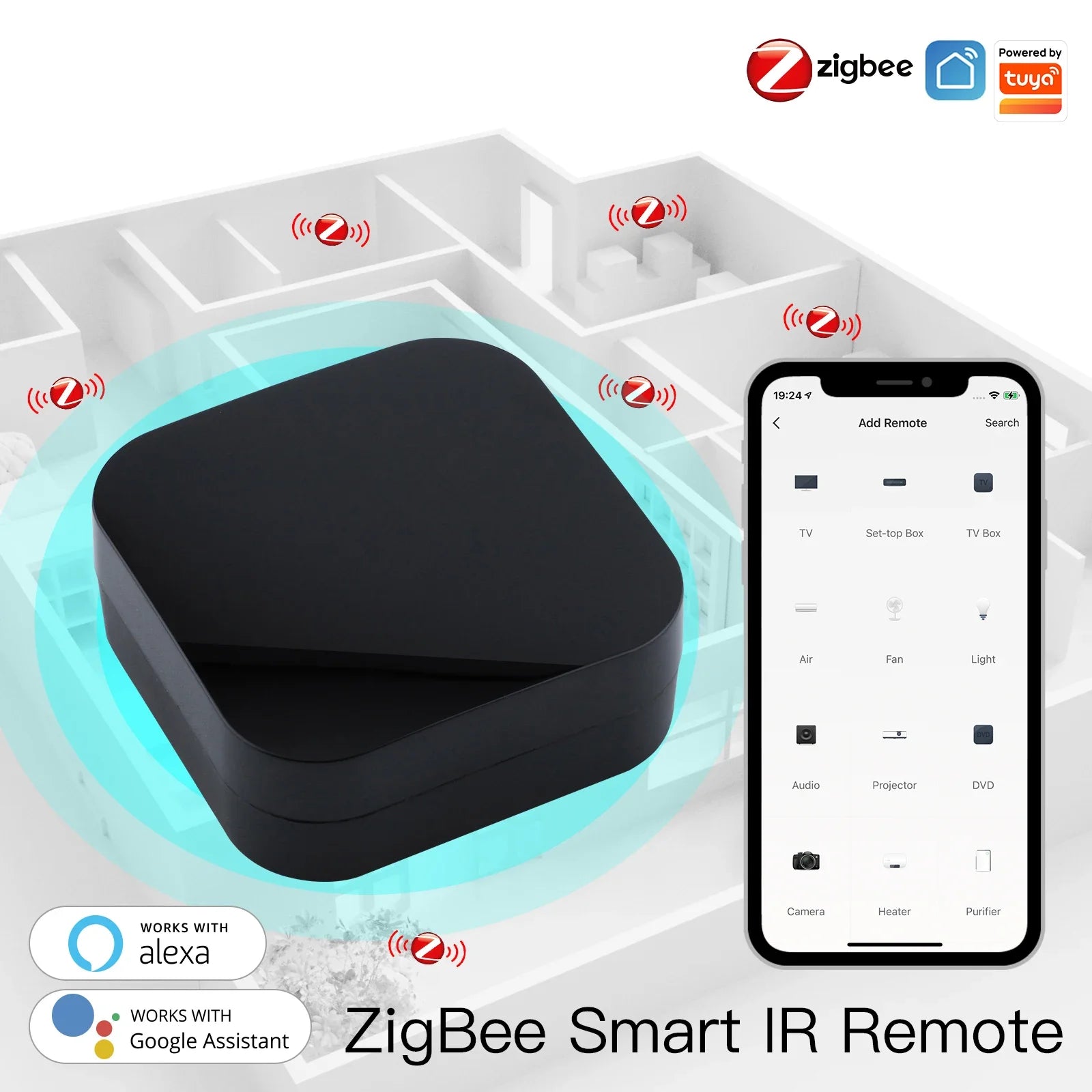 ZigBee IR Remote Controller for Smart Home