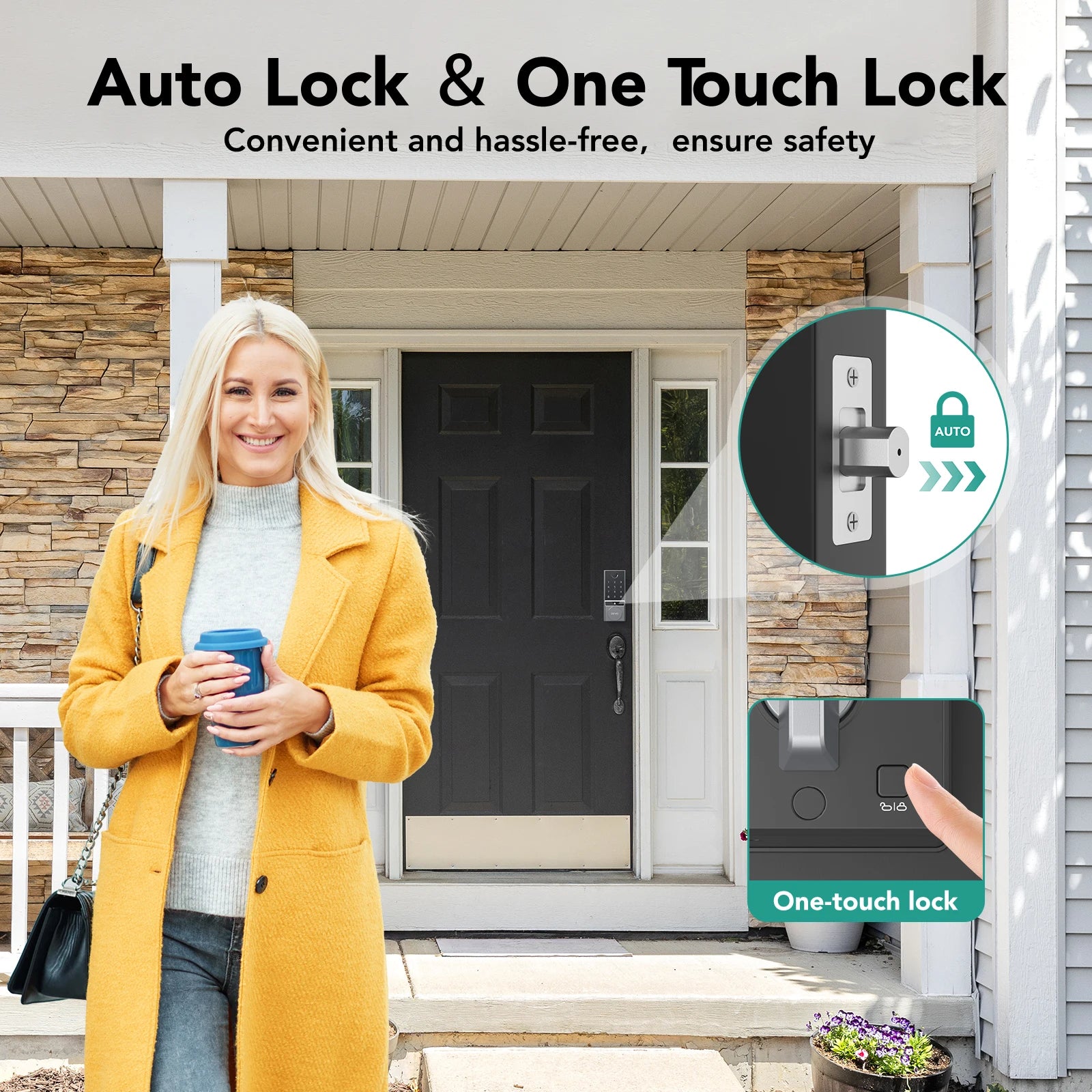 Smart Fingerprint Door Lock with Doorbell