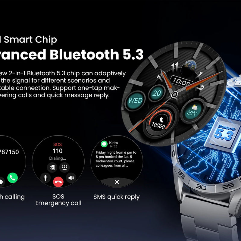 HAYLOU Solar 5 Voice Calling Smartwatch – 1.58