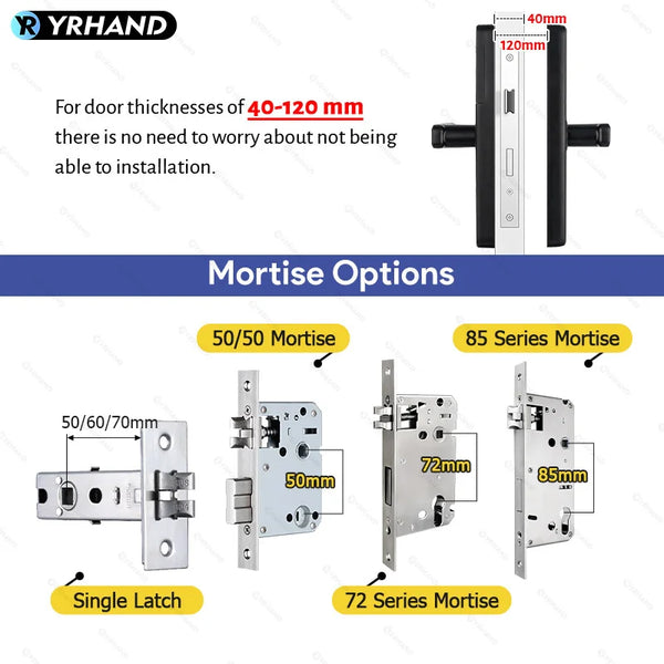 Fingerprint Lock Waterproof Wifi Remote Control Bluetooth TTLock App Card Digital Code Keyless Electronic Smart Door Lock