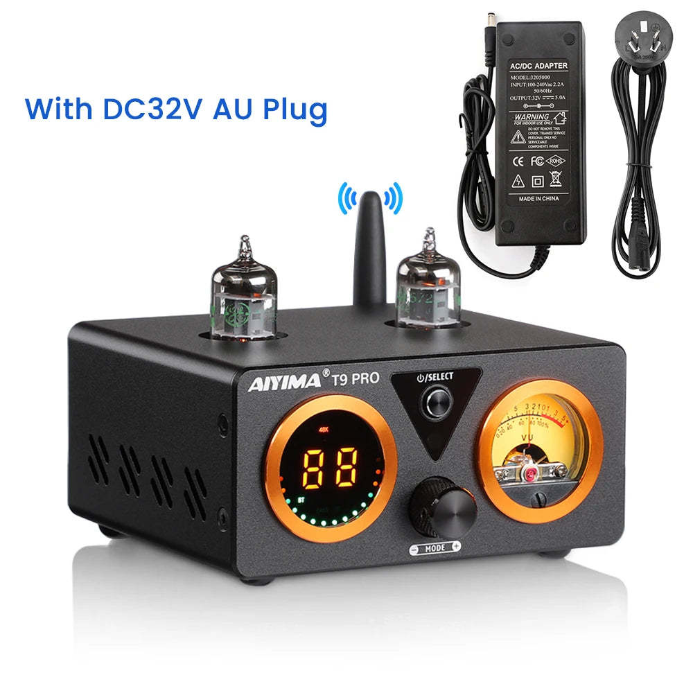 AIYIMA T9 Pro Stereo Vacuum Tube Amplifier