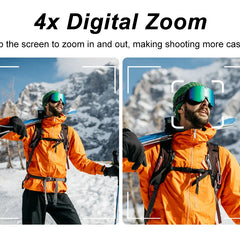 Ourlife 4K Action Camera Ultra HD 16MP WiFi 2.0 inch Screen 170D DVR Webcam Underwater 30M Helmet Video Recording Sport Camera